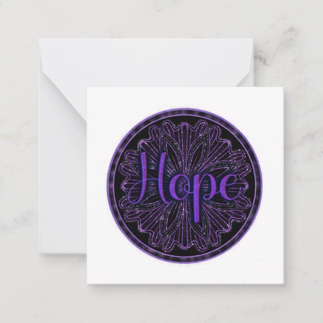 Virtue Hope Mandala Card (Front)