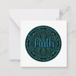 Virtue Truth Mandala Card