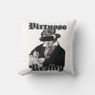 Virtuoso Reality Funny High Tech Classical Cushion