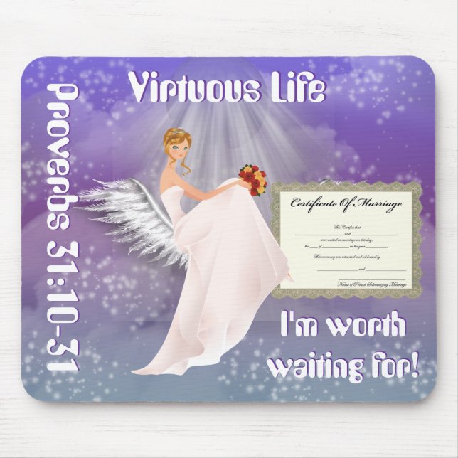 Virtuous Life 3  Mousepad (Front)