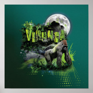 Virunga Mountain Gorilla Poster