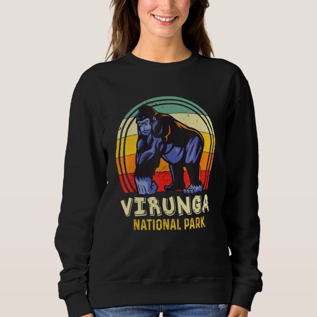 Virunga National Park Congo Safari Gorilla Africa  Sweatshirt (Front)
