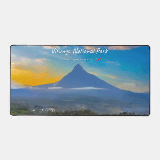 Virunga National Park, DR Congo - Volcano Desk Mat