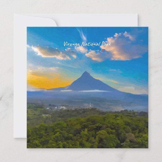 Virunga National Park, DR Congo - Volcano Invitation (Front)