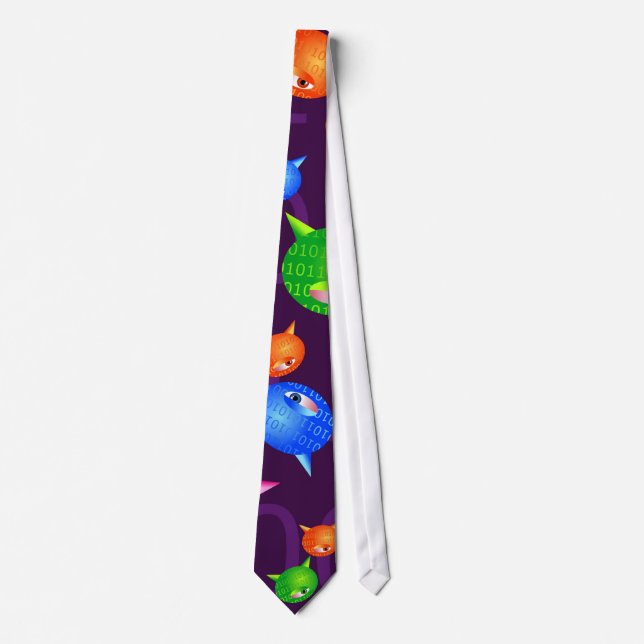 Virus Background Tie (Front)
