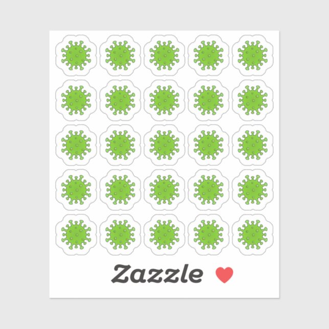Virus Bacteria Germ Medical Sick Day Planner (Sheet)