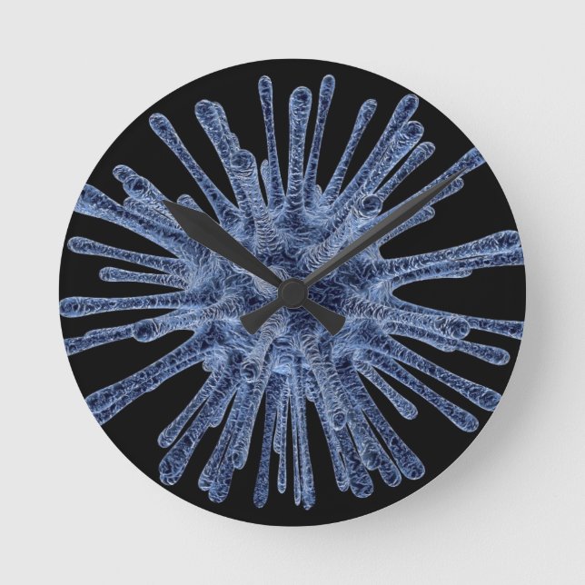 Virus Infected Cell Round Clock (Front)