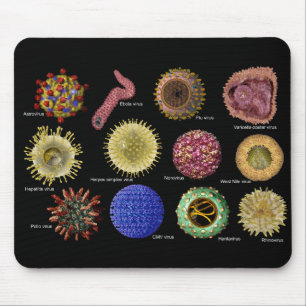 Viruses Mouse Pad