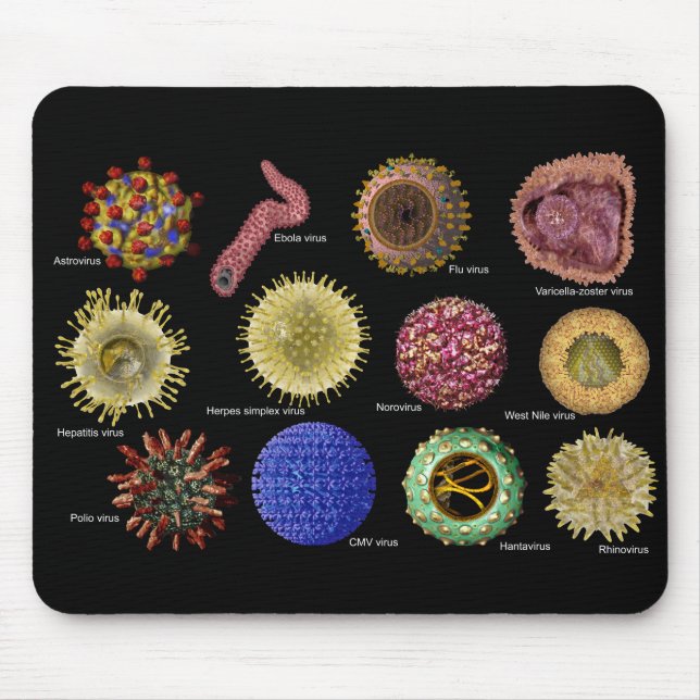 Viruses Mouse Pad (Front)