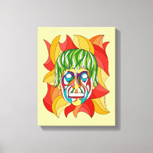 Visage Grimace Canvas Print