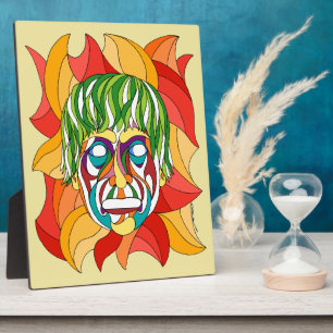 Visage Grimace Plaque