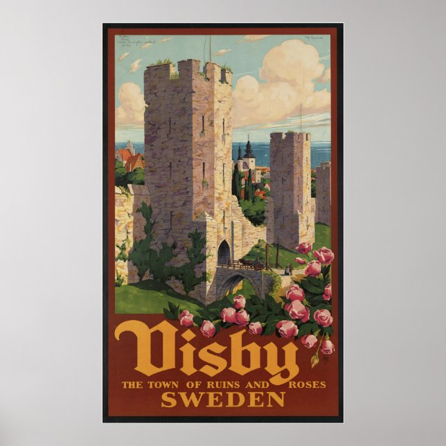 Visby Sweden Poster (Front)