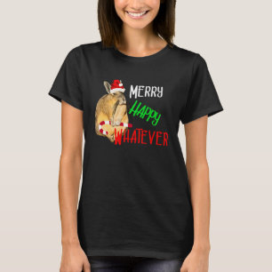 Viscacha  Grumpy Christmas Merry Whatever Animal T-Shirt