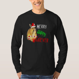 Viscacha Grumpy Christmas Merry Whatever Animal T-Shirt