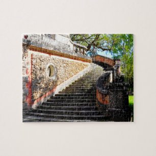 Viscaya Stairs Miami Florida Jigsaw Puzzle