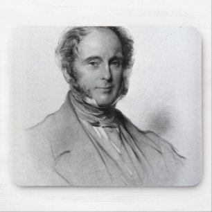 Viscount Palmerston, engraved by Emery Walker Mouse Pad