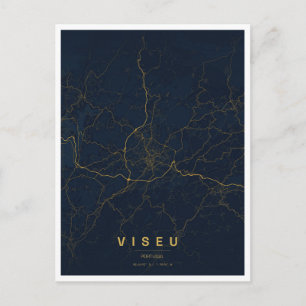 viseu portugal travel postcard