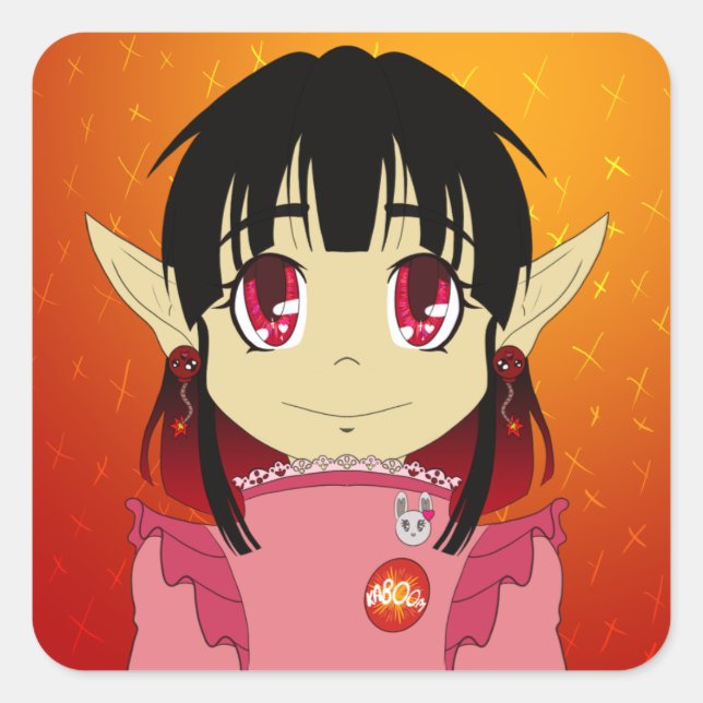 Visfarix Square Sticker (Front)