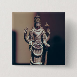 Vishnu 15 Cm Square Badge