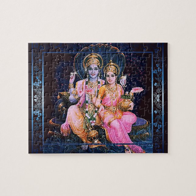 Vishnu & Lakshmi - Puzzle (Horizontal)
