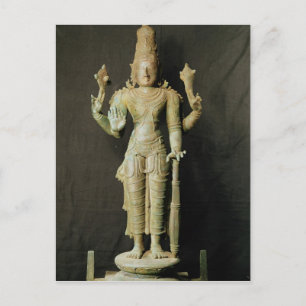 Vishnu, Late Chola Postcard
