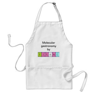 Vishnu periodic table name apron