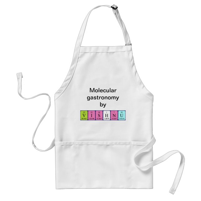 Vishnu periodic table name apron (Front)