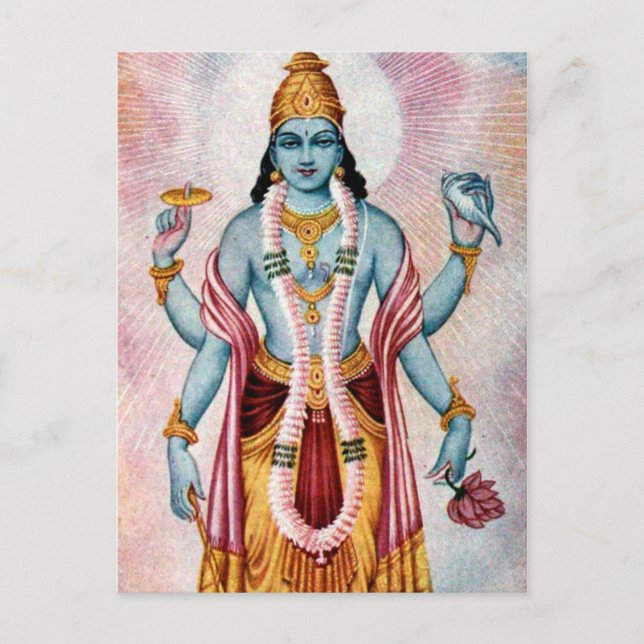 Vishnu Postcard (Front)