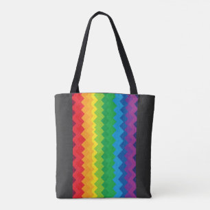 “Visibility” – An Abstract Pride Pattern #1 Tote Bag