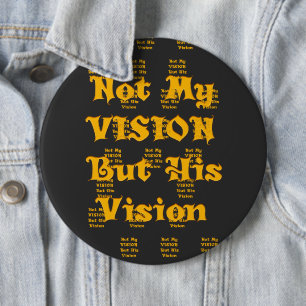 Vision 6 Cm Round Badge