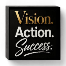 Vision Action Success plaqy