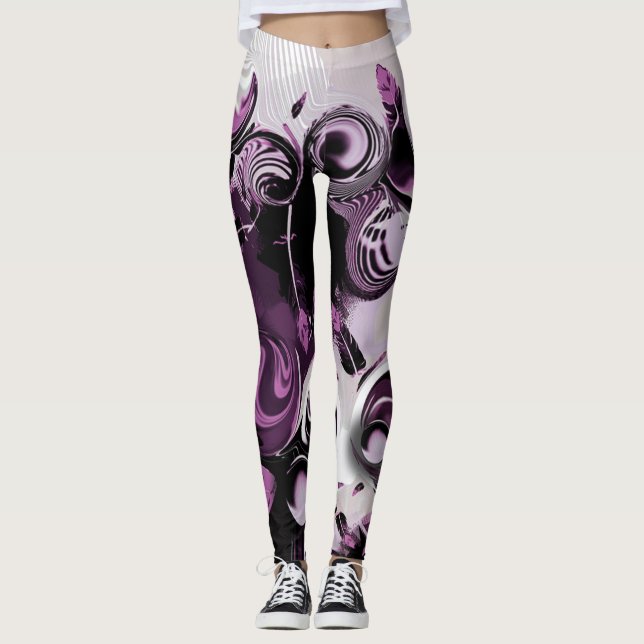 "Vision and Sentiment", Woman's Leggings  (Front)