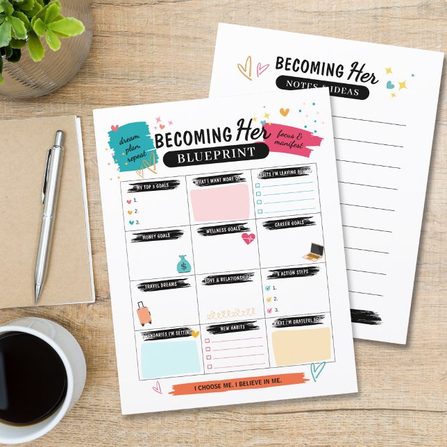 Vision Board Party Activity Sheet (Creator Uploaded)