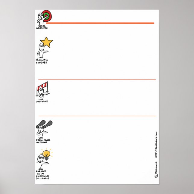 Vision Board, un poster pour réaliser ses rêves (Front)