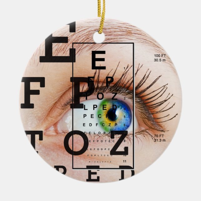 Vision / Eye Doctor - SRF Ceramic Tree Decoration (Front)