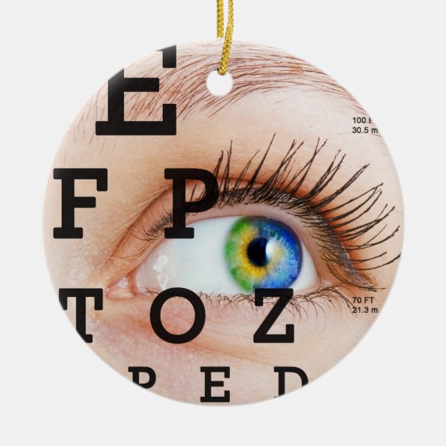 Vision / Eye Doctor - SRF Ceramic Tree Decoration (Front)