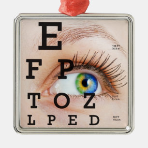 Vision / Eye Doctor - SRF Metal Ornament