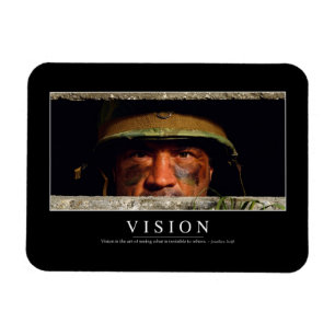 Vision: Inspirational Quote Magnet