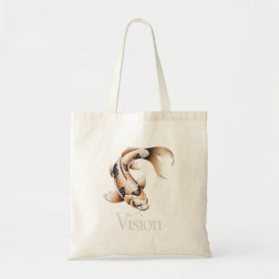 Vision Koi Symbol of Ambition and Clarity Tote Bag