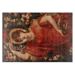 Vision of Fiammetta (by Dante Gabriel Rossetti) Cutting Board