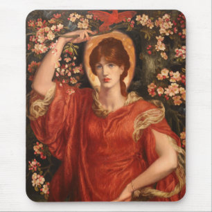Vision of Fiammetta (by Dante Gabriel Rossetti) Mouse Pad