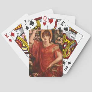 Vision of Fiammetta (by Dante Gabriel Rossetti) Playing Cards