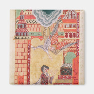 Vision of St. Aldegonde of Maubeuge Magnet