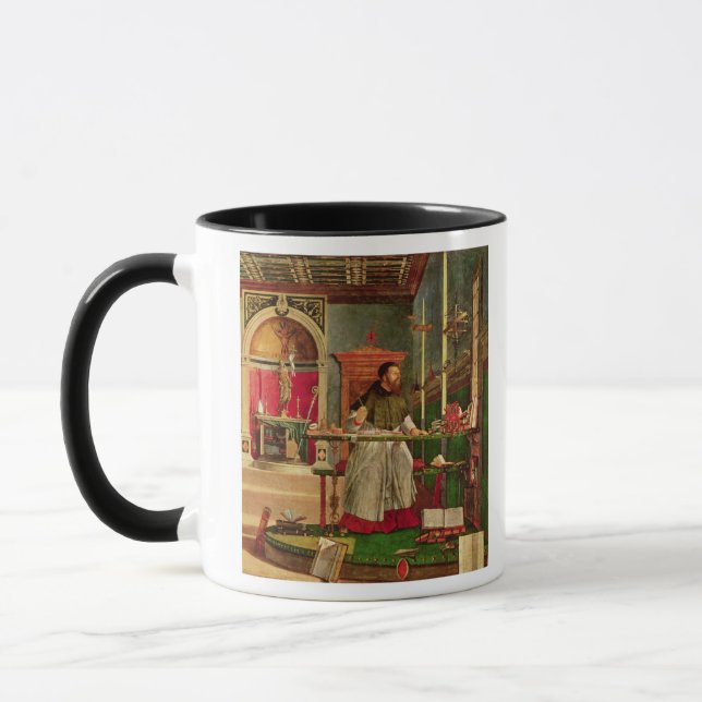 Vision of St. Augustine, 1502-08 Mug (Left)