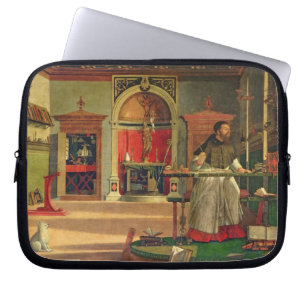 Vision of St. Augustine, 1502-08 (oil on canvas) ( Laptop Sleeve