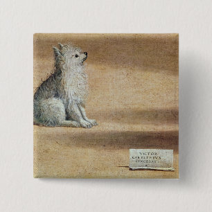 Vision of St. Augustine 15 Cm Square Badge