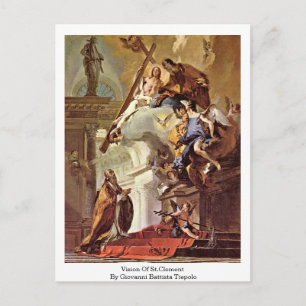 Vision Of St.Clement By Giovanni Battista Tiepolo Postcard