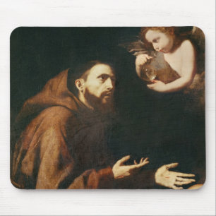 Vision of St. Francis of Assisi Mouse Pad