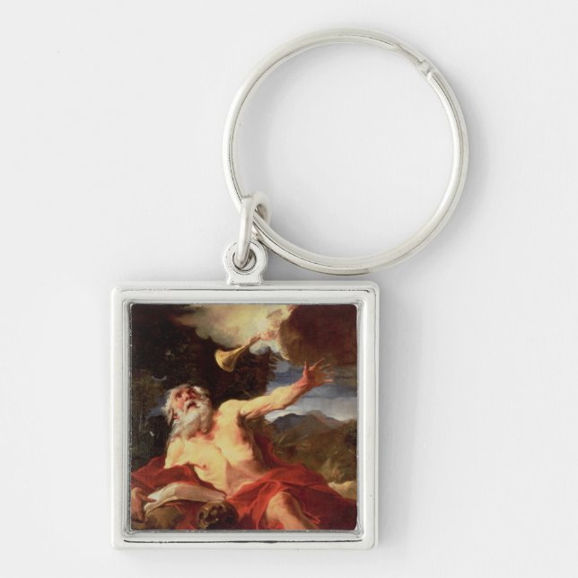 Vision of St. Jerome Key Ring (Front)