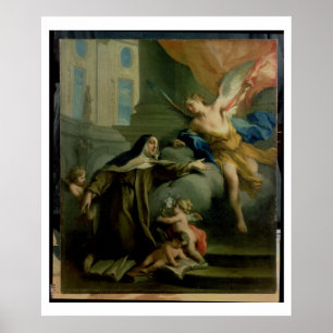 Vision of St. Teresa Poster
